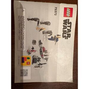 *INSTRUCTIONS ONLY* for Lego Set 75372. 2 manuals